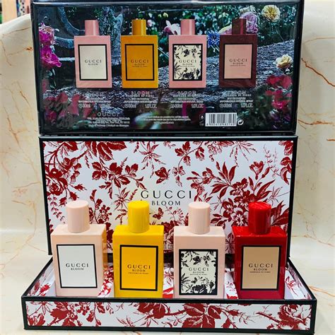 gucci gift set beauty|gucci bloom intense gift set.